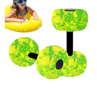 Water Weights, 2-Piece Aqua Dumbbells, Foam Resistance Training Equipment, Lightweight Floating Fitness Gear for Swim, Leisure, Travel, Spa, Club, Classes, Diving, Pool, Seniors