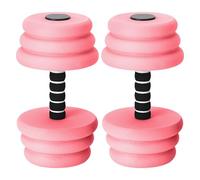 Water Weights, 2-Piece Dumbbells Pool Fitness Equipment, Water Aerobics Gear, Foam Strength Training Set for Recovery, Workouts, 10.83x5.91 inches, Pink, Red, Purple, Blue, Green