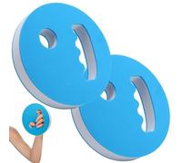 Water Weights, 2 Piece Resistance Foam Hand Held Discs Aquatic Fitness Training Equipment for Pool Exercise Workout Strength Building, Lightweight Durable Swim Resistance Tool, for Men Women Adults