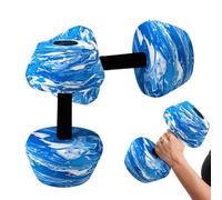 Water Weights - 2 Pieces High Density EVA Pool Dumbbells, Floating Aquatic Exercise Equipment, Non Slip Portable Swim Training Gear | Water Aerobics Strength Workout For Adults Children Beginner Weigh