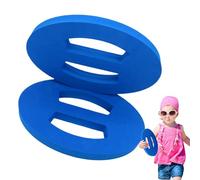Water Weights for Pool Exercise, Eva Swim Discs for Aquatic Training, Handheld Fitness Equipment for Beginners, Water Aerobics and Swim Workout Sessions, Blue, Pink, 2 Pieces