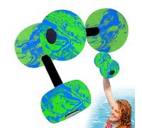 Water Weights Pool Exercise - 2 Pieces Foam Dumbbells for Aqua Fitness and Strength Training, Lightweight Floating Equipment Swim Classes, Spa, or Club Use, Ideal for Kids, Adults, and Seniors