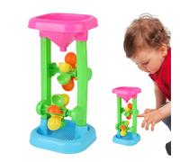 Water Wheel Toy - Sand | Interactive Beach Wheel Tower | Double Sand | Exciting Rotating Wheel Hourglass Perfect For Sandbox Fun Summer Games Swimming & Outdoor Play For Boys & Girls
