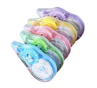 WATERBELINE 5 rodillos de corrección de cinta adhesiva blanca de gran capacidad para correcciones instantáneas