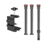 WATERBELINE Brazo mágico de metal 360 con soporte de brazo de escritorio de clip grande, ángulo horizontal de 360 grados, rangos de abrazadera de 0 55 mm