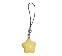 WATERBELINE Cadena de teléfono, Fat Star Phone Chacin Charm para teléfono Correa de cordón Bolsa Colgante Decoraciones Adorno Accesorio de joyería de Moda