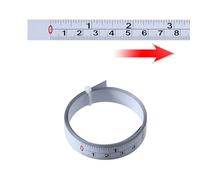 WATERBELINE Cinta métrica métrica de 1 m/2 m, regla de banco de trabajo, cinta métrica métrica de doble escala