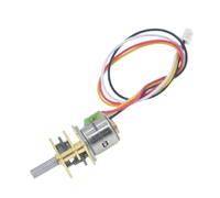 WATERBELINE Motor paso a paso compacto de relación 1:100, fácil de montar e instalar, motor paso a paso sin escobillas, motor de alta velocidad de 5 V para aficionados y fabricantes