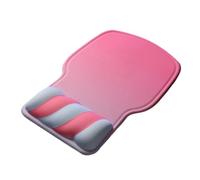 WATERBELINE Soporte de muñeca, alfombrilla de mouse con base de silicona suave y cojín de muñeca de color caramelo ergonómico para un uso cómodo en la oficina y los juegos