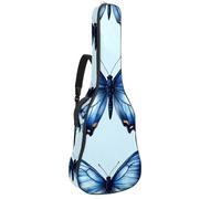 Watercolor Art - Funda impermeable para guitarra acústica, 1 cm de grosor, con doble correa ajustable para el hombro para guitarra de 40 a 42 pulgadas, Multicolor 06, 42.9x16.9x4.7 in, Mochila