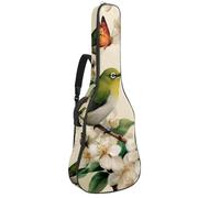 Watercolor Art - Funda impermeable para guitarra acústica, 1 cm de grosor, con doble correa ajustable para el hombro para guitarra de 40 a 42 pulgadas, Multicolor 02, 42.9x16.9x4.7 in, Mochila