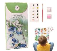 Watercolor Bookmarks, 10-Piece Reading Accessories Kit, 7.01x3.74x0.47 pulgadas, Artistic Floral Designs, Inspirational Quotes for Students, Teachers, Friends, and Book Lovers