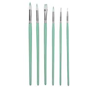 Watercolor Brushes Paintbrush Set Fine Paint Brush Face Paint Brushes Oil Paint Brushes Multifunctional Easy Cleaning Wide Application Premium Material Durable for Watercolor Oil (cian)