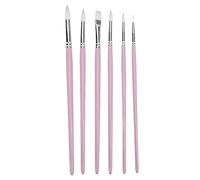 Watercolor Brushes Paintbrush Set Fine Paint Brush Face Paint Brushes Oil Paint Brushes Multifunctional Easy Cleaning Wide Application Premium Material Durable for Watercolor Oil (color hibisco)