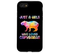 Watercolor Colorful Capybara Just a girl who loves Capybaras Carcasa para iPhone SE (2020) / 7 / 8