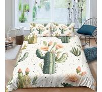 watercolor desert theme Funda Edredon Microfibra 3 Piezas Impresión 3D Cierre de acuarela desert tema Funda de Edredón Fundas de Almohada Antialérgica Transpirable for Ancianos Single（135x200cm）