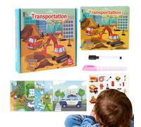 Watercolor Drawing Book - Safe Reusable Creative with Painting Activity, Free Watercolor Book for Skill Development Fun, Family, Child, and Classroom Art Practice, Eco Friendly Materials