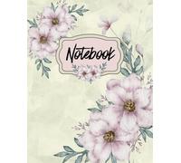 Watercolor Floral Lined Notebook Journal: A Beautiful 110-Page Lined Notebook for Journaling, Ideas, Reflections & Everyday Writing, Watercolor Roses