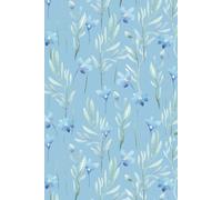 Watercolor Floral Notebook - Light Blue Background: Quaderno con fogli puntinati per Bullet Journal, per scrivere e disegnare | 200 pagine | Formato ... Floreale ad Acquerello - Sfondo Azzurro