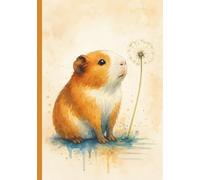 Watercolor Guinea Pig Composition Notebook: Adorable Pet Journal for Kids Teens Students and Animal Lovers to Record Notes Creative Writing and Everyday Thoughts