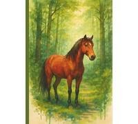 Watercolor Horse Composition Notebook: Equestrian-Themed Journal for Students Teens Kids and Horse Lovers to Capture Notes Creative Ideas and Daily Reflections