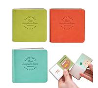 Watercolor Journal - 3 Piece 2x2 Inch Cold Press Hardcover Set, Small Portable Paper Pads for Sketching and Painting, Ideal for Kids Teens Beginner Artists Travel School Outdoor Art Class Creative