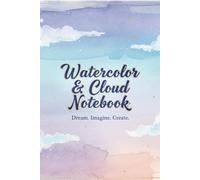 Watercolor Mountain & Cloud Notebook: 60 Pages, 6"x9" - Beautiful Scenic Landscape Design - Perfect for Writing, Sketching, and Daily Notes