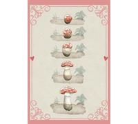 Watercolor Mushroom Life Cycle Journal: 6x9 Lined Nature Theme Stationery for Home, Office & School | Whimsical Fungi Lover Gift