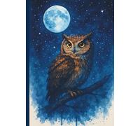 Watercolor Owl Composition Notebook: Forest-Themed Journal for Students Teens Kids and Bird Lovers to Capture Notes Creative Ideas and Daily Reflections