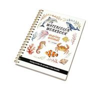 Watercolor Paint Book Watercolor Coloring Book |,Smooth Writing Spiral Binding Animal | Paint Books Kids Learning Games | for Boys Girls Adults School Office Coloring Training Travel