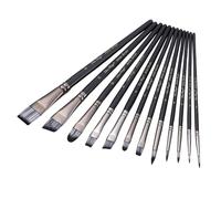 Watercolor Paintbrush Artist Paint Brush Nylon Bristle Paint Brush for Watercolor Gouaches Oil Painting Creative Studio Tool