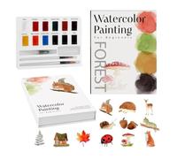 Watercolor Painting Book - Drawing Art Pages Coloring Journal Use
