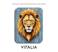 Watercolor Painting Practice Book: Vitalia: A Geometric Watercolor Journey into the Crystalline Heart of Nature