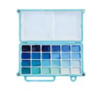 Watercolor Palette - 24-Well Paint Mixing Tray for Artists | Durabled Flexible with Separate Wells and Lid, Painting Accessory for Kids Adults Students Teachers Studio Outdoor Classes