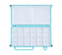 Watercolor Palette 24-Well, Paint Mixing Tray, Portable Artist Color Blending System with Smooth Non Absorbent Design, Painting Tool, Creative Art Supply for Studio Outdoor Sketching