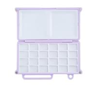 Watercolor Palette - Painting Tray, 24 Well Mixing Dish for Kids Adults, Art Accessories with Sturdy Design, Studio Tool, Creative Holder for Beginners Students and Teachers