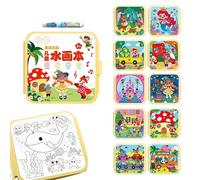 Watercolor Set - Educational Supplies, 20 x 20 cm Reusable Paint Kit | Portable Water Colors With Pen For Kids, Boys, Girls, Beginners, Home & Classroom Art Activities