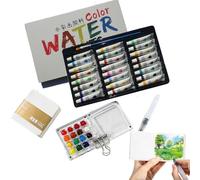 Watercolor Set For Adults - Complete Painting Kit, Travel Art Palette, Artist Grade Equipment | Versatile Supplies Hobby Painting, Creative Projects, Amateur And Professional Artists
