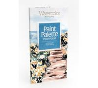 Watercolor the Easy Way Paint Palette Portfolio Coastal: 9 Premium Paint Dots
