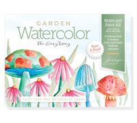 Watercolor the Easy Way Paint-Your-Own Watercolor Cards Garden: Notecard Paint Kit with Paint and Brush Included: 5