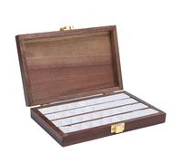 Watercolor Tray Palette,36 Wells Walnut Wood Watercolor Mixing Tray with Lid,Ideal for Travel and Outdoor Sketching and Painting, Watercolor, Acrylic, and