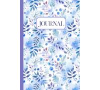 Watercolor Winter Bullet Journal: Blank Dotted Page Notebook