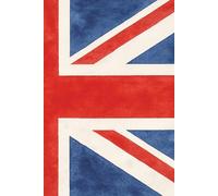 Watercolour Union Jack Notebook: Union Jack Notebook - Watercolour British Flag Journal, Hardback 100 Page Wide Ruled Writing Book, Gift for UK Pride and Heritage