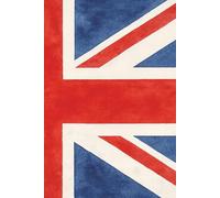 Watercolour Union Jack Notebook: Union Jack Notebook - Watercolour British Flag Journal, paperback 100 Page Wide Ruled Writing Book, Gift for UK Pride and Heritage