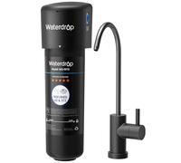 Waterdrop 10UB-B Filtro de Agua Bajo Fregadero con Grifo Negro Mate, Certificado NSF/ANSI 42, 11000 Galones Sistema de Filtrado de Agua, Reduce 99,99% el Plomo, el Cloro, el Mal Sabor