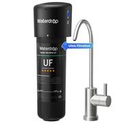Waterdrop 10UB-UF 0,01 µm Ultra filtración bajo el sistema de filtrado de agua del fregadero, reduce el plomo, el cloro, el mal gusto y los olores, 11000 Galones