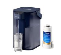 Waterdrop 3 Meses Instant Jarra Filtradora de Agua (3,5L), WD-ED01W Jarra Eléctrica con Filtro de Agua, Reducir 35+ Sustancias, Dispensador Filtro de Agua, Preserva Minerales, Azul Oscuro