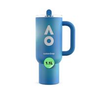 waterdrop Australian Open 2026 Tumbler 1.1L Botella Acero Inoxidable Aislada Tapa Con Pajita Asa Antifugas Sin BPA Mantiene Bebida Fría 12h Caliente 6h Ideal Viajes Oficina Gimnasio Hogar