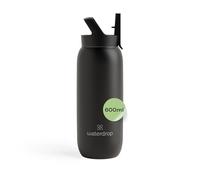 waterdrop® Botella Agua Acero Inoxidable 600 ml, Con Pajita, Termo Doble Pared: 24h Frio - 100% Hermética, Segura - Sin BPA: Para Niños. Botella Térmica Gimnasio, Water Bottle, Thermo, Cantimplora