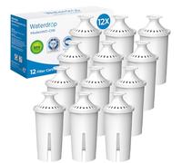 Waterdrop Cartucho de Filtro Recambio para Brita® Classic OB03, 12 Pack